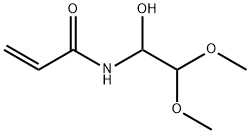 N-(1-羟基-2,2-二甲氧基乙基)-2-丙烯酰胺,112642-92-9,结构式