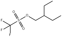 Methanesulfonic acid, trifluoro-, 2-ethylbutyl ester Structure