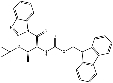 FMOC-Thr(tBu)-Bt Structure