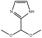 2-(ジメトキシメチル)-1H-イミダゾール 化学構造式