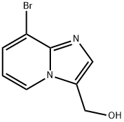 IMidazo[1,2-a]pyridine-3-Methanol, 8-broMo- Structure