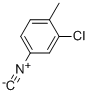 Benzene, 2-chloro-4-isocyano-1-methyl- (9CI) 化学構造式