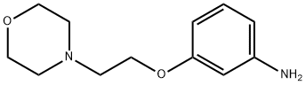 3-(2-吗啉-4-基乙氧基)苯胺, 112677-72-2, 结构式