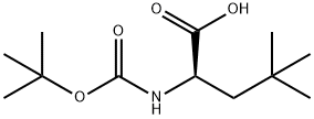 N-[(叔丁氧基)羰基]-4-甲基-D-亮氨酸 结构式