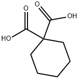シクロヘキサン-1,1-ジカルボン酸 化学構造式