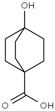 4-hydroxy-Bicyclo[2.2.2]octane-1-carboxylic acid Struktur