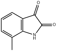 7-メチル-1H-インドール-2,3-ジオン 化学構造式