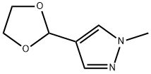 1H-Pyrazole, 4-(1,3-dioxolan-2-yl)-1-methyl-|