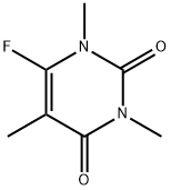 1,3-DIMETHYL-6-FLUOROTHYMINE Structure