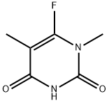 1-METHYL-6-FLUOROTHYMINE Structure