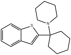 N-[1-(2-苯并[B]噻嗯-2-基)环己基)]哌啶马来酸, 112726-66-6, 结构式