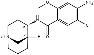 伦扎必利 结构式