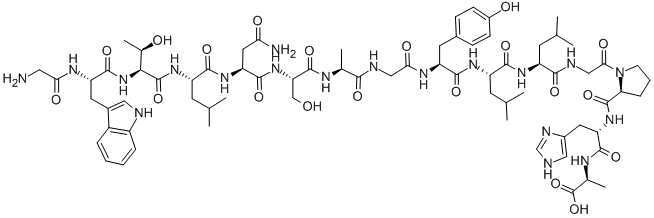 ガラニン(1-15) 化学構造式