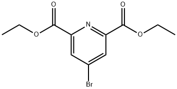 Diethyl 4-bromopyridine-2,6-dicarboxylate Struktur