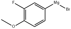 3-FLUORO-4-METHOXYPHENYLMAGNESIUM BROMIDE 化学構造式