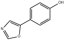 4-(1,3-Oxazol-5-yl)phenol Struktur
