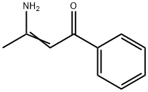 3-Amino-1-phenyl-2-buten-1-one Struktur