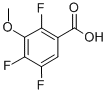 3-メトキシ-2,4,5-トリフルオロ安息香酸 化学構造式