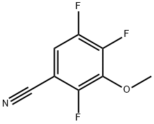 3-METHOXY-2,4,5-TRIFLUOROBENZONITRILE
 Structure