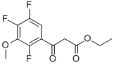 3-OXO-3-(2,4,5-TRIFLUORO-3-METHOXY-PHENYL)-PROPIONIC ACID ETHYL ESTER Structure