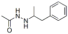 1-acetyl-2-(1-methyl-2-phenylethyl)hydrazine 结构式