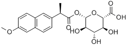 (R)-萘普生酰基-Β-D-葡糖苷酸,112828-15-6,结构式