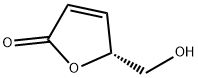 (R)-(+)-5-(ヒドロキシメチル)-2(5H)-フラノン 化学構造式