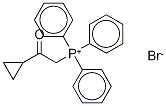 (2-Cyclopropyl-2-oxoethyl)triphenyl-phosphoniuM BroMide Struktur