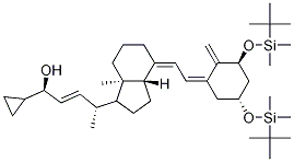 1,3-二-O-(叔-丁基二甲基硅烷基)卡泊三醇,112875-61-3,结构式