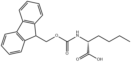 FMOC-D-NLE-OH 化学構造式