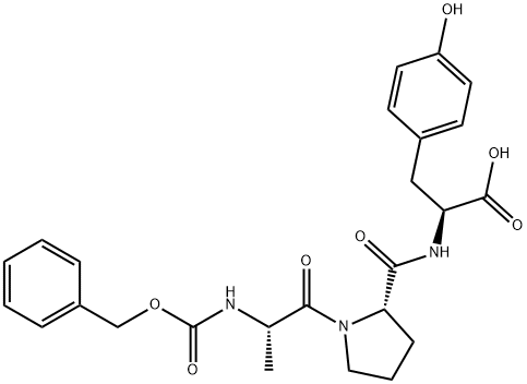 Z-ALA-PRO-TYR-OH, 112898-29-0, 结构式