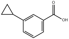 3-Cyclopropylbenzoic acid Struktur