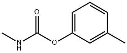 メチルカルバミド酸m-トリル 化学構造式