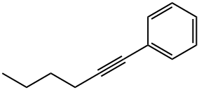 1-PHENYL-1-HEXYNE Structure