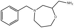 [4-(苄基)-1,4-氧杂氮杂环庚烷-2-基]甲胺, 112925-36-7, 结构式