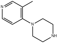 1-(3-甲基吡啶-4-基)哌嗪, 112940-51-9, 结构式