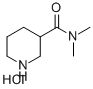 PIPERIDINE-3-CARBOXYLIC ACID DIMETHYLAMIDE HCL Structure