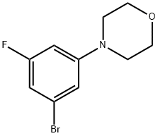 4-(3-Bromo-5-fluorophenyl)morpholine Structure