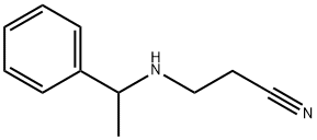 3-(1-PHENYLETHYLAMINO)PROPANENITRILE Struktur