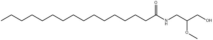 N-(3-Hydroxy-2-Methoxypropyl)-hexadecanaMide Structure