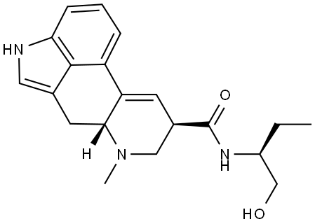 メチルエルゴメトリン 化学構造式