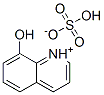 8-hydroxyquinolinium hydrogen sulphate  Struktur