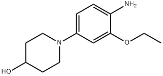 1-(4-氨基-3-乙氧基苯基)-4-哌啶醇, 1130146-98-3, 结构式