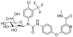 Sorafenib β-D-Glucuronide Structure