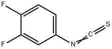 3,4-二氟苯异硫氰酸酯,113028-75-4,结构式