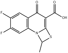 6,7-二氟-1-甲基-4-氧代-4H-[1,3]噻嗪[3,2-a]并喹啉-3-羧酸,113028-84-5,结构式