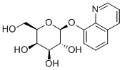 8-ヒドロキシキノリン-Β-D-ガラクトピラノシド 化学構造式