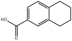 5,6,7,8-テトラヒドロ-2-ナフトエ酸 化学構造式