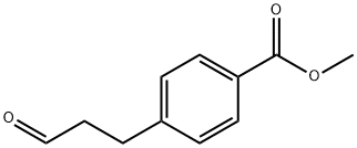 4-(3-OXO-PROPYL)-BENZOIC ACID METHYL ESTER Structure