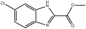 6-CHLORO-1H-BENZOIMIDAZOLE-2-CARBOXYLIC ACID METHYL ESTER Struktur